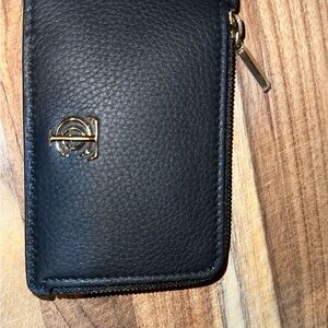 Tiffany & Co. Black and Red Leather Pouch